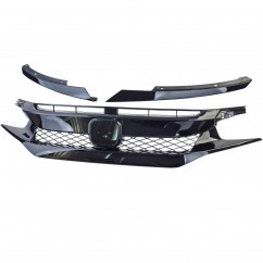 Calandre Noir brillant Honda Civic (16-20) Look TR Performance