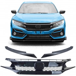 Calandre Noir brillant Honda Civic (16-20) Look TR Performance