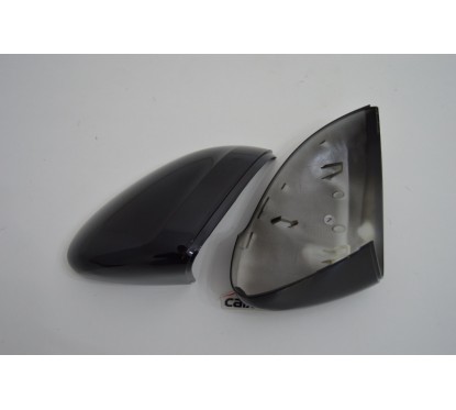 2x Coques de rétroviseurs noir brillant adaptable sur Volkswagen Passat B8 3G (14-19)