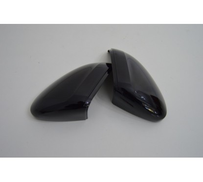 2x Coques de rétroviseurs noir brillant adaptable sur Volkswagen Passat B8 3G (14-19)