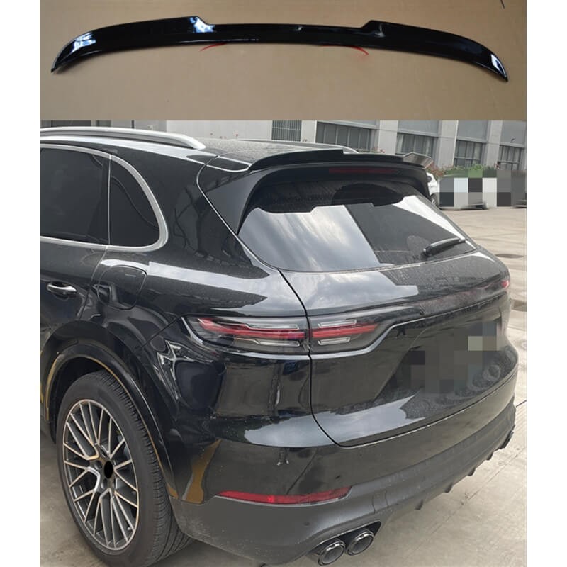 Becquet noir brillant adaptable sur Porsche Cayenne (18+)