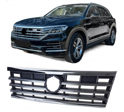 Grille de calandre noir et chrome adaptable sur Volkswagen Touareg 3 (18+)