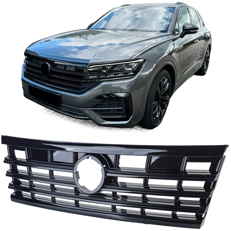 Grille de calandre noir brillant adaptable sur Volkswagen Touareg 3 (18+)
