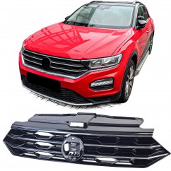 Grille de calandre noir et chrome adaptable sur Volkswagen T-Roc (17+)