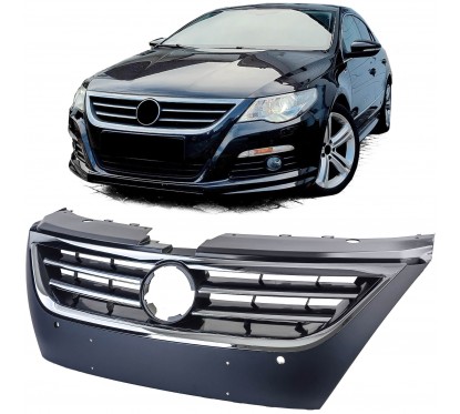 Grille de calandre noir et chrome adaptable sur Volkswagen Passat CC (08-12)