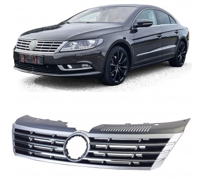 Grille de calandre noir et chrome adaptable sur Volkswagen Passat CC (12-17)