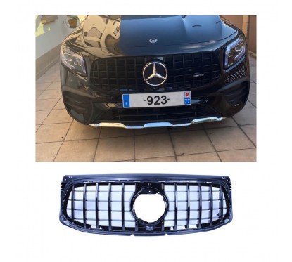 Calandre noir Brillant Mercedes Classe GLB X247 (avec Pack AMG) look Panamericana GT (19-23)