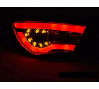 2x Feux arrière LED fumés adaptable sur Seat Ibiza 6J (08-12)