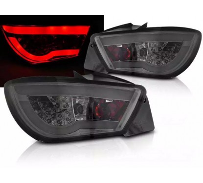2x Feux arrière LED fumés adaptable sur Seat Ibiza 6J (08-12)