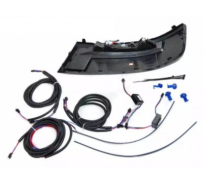 2x grilles de pare choc à LED adaptable sur Vw Transporter T5 (10-15)