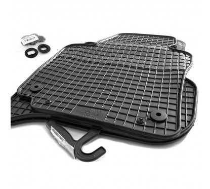 Set tapis caoutchouc noir Vw Golf 5/6, Jetta, Scirocco 03-12
