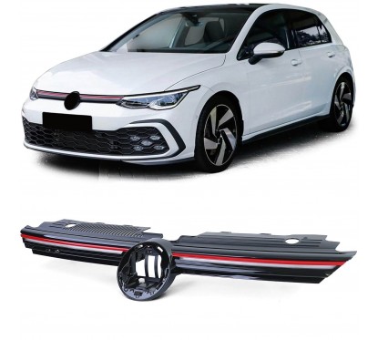 Calandre avec LED Vw Golf 8 (19+) Look GTI