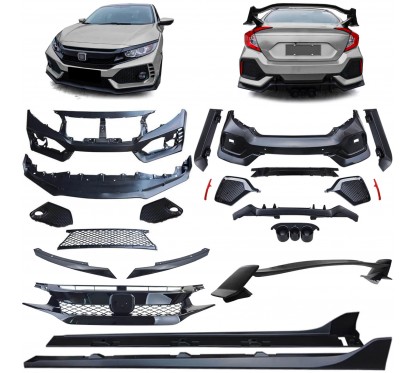 Kit carrosserie complet Honda Civic FK (16-20) Look Type R