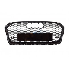Calandre Noir brillant adaptable sur Audi A5 B9 (16-19) Look RS5