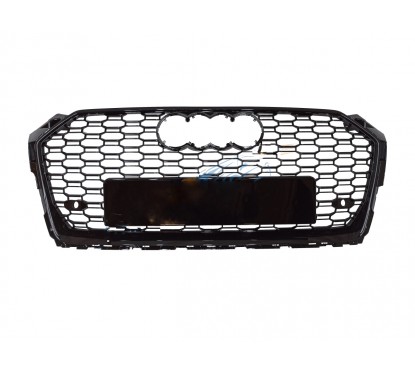 Calandre Noir brillant adaptable sur Audi A5 B9 (16-19) Look RS5