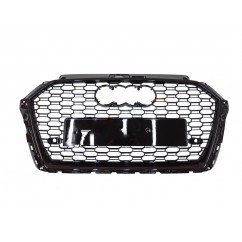 Calandre adaptable sur Audi A3 S3 8V Look RS3 Black (16-19)