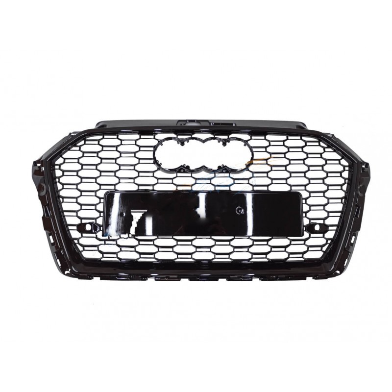 Calandre Audi A3 S3 8V Look RS3 Black (16-19)