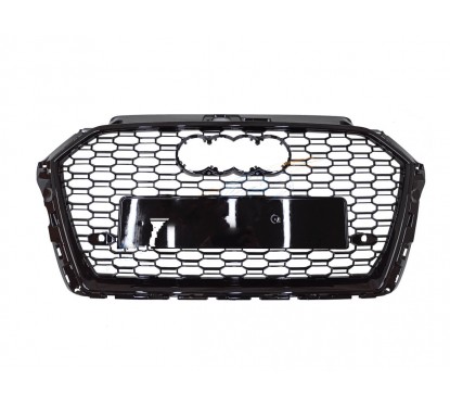 Calandre Audi A3 S3 8V Look RS3 Black (16-19)