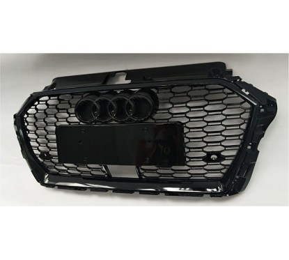 Calandre Audi A3 S3 8V Look RS3 Black (16-19)