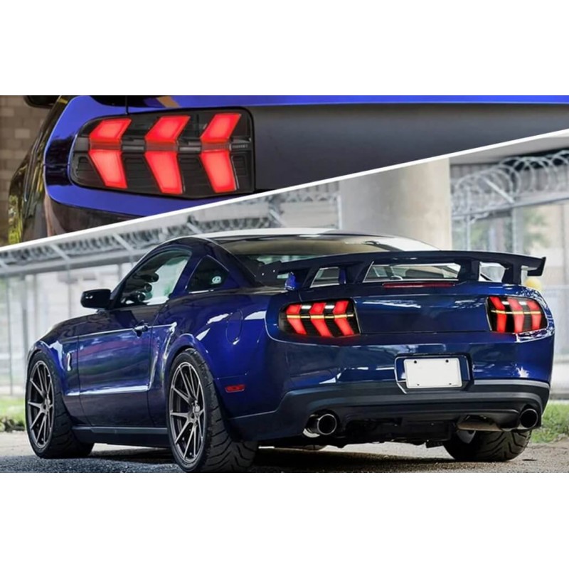 2x Feux arrières LED noir fumé Ford Mustang 5 (10-12)