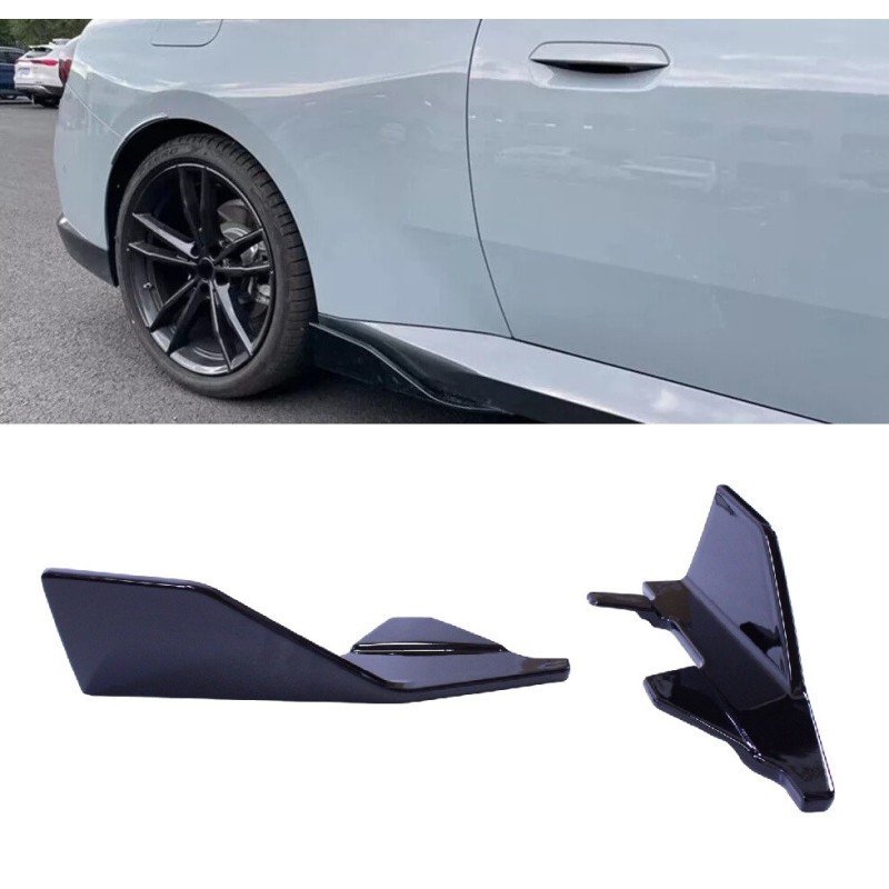 2x Rajouts de bas de caisses noir brillant BMW Série 2 G42 (22+)