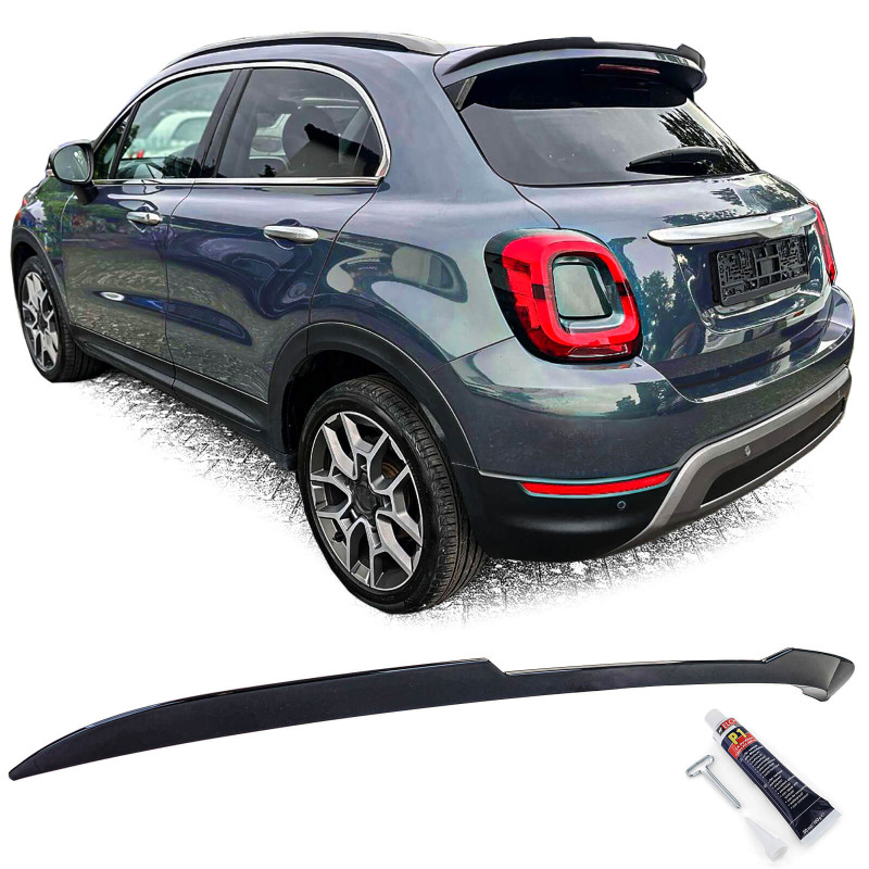 Becquet noir brillant Fiat 500x (14+)