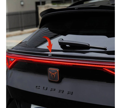 Becquet inférieur noir brillant pour Cupra Formentor (20-24)