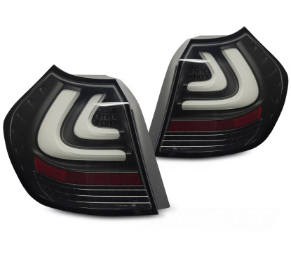 2x Feux arrières LED Tube BMW Série 1 E87 fumés (04-07)