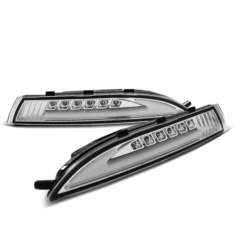 2x Clignotants LED adaptable sur Volkswagen Scirocco chrome (08-14) 2x Clignotants LED adaptable sur Volkswagen Scirocco chrome (08-14)