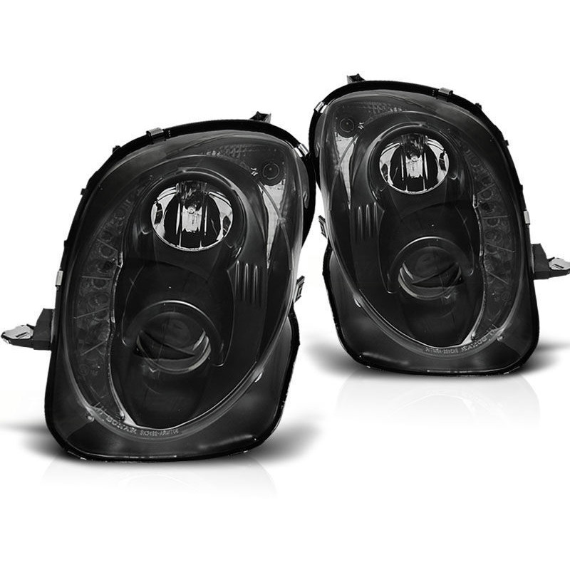 2x Phares avant noir Alfa Romeo Mito (08-19)