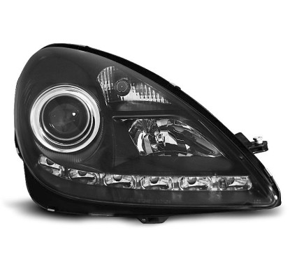 2x Phares avant Mercedes SLK R171 (04-11) modèle Noir