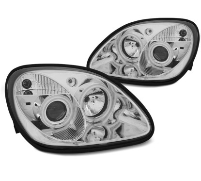 2x Phares avant avec Angel Eyes Mercedes SLK R170 (96-04)