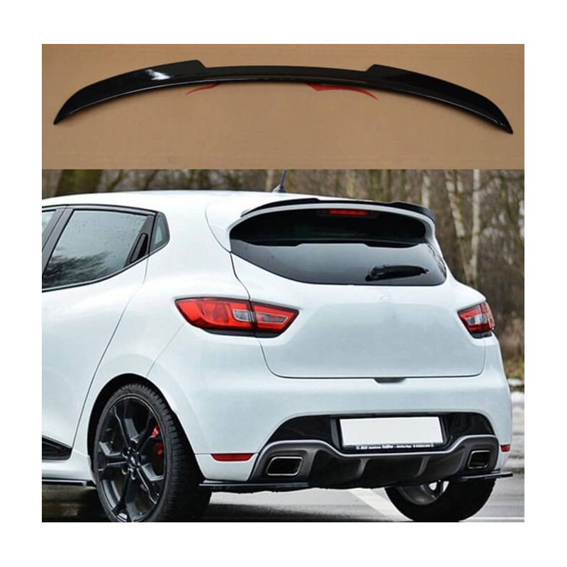 Becquet noir brillant Renault Clio 4 (12-19)