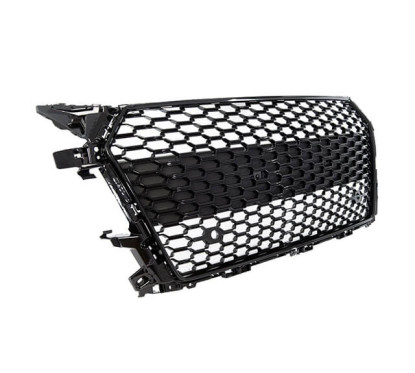 Calandre Audi TT 8S Nid d'abeille Noir Brillant (14-18)