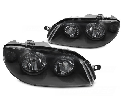 2x Phares avant noir Fiat Punto 2 FL (02-07)