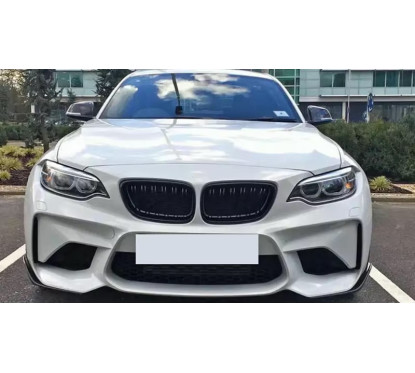 2x Grilles de Calandre BMW Série 2 F22 F23 Carbone M Performance (13-19)