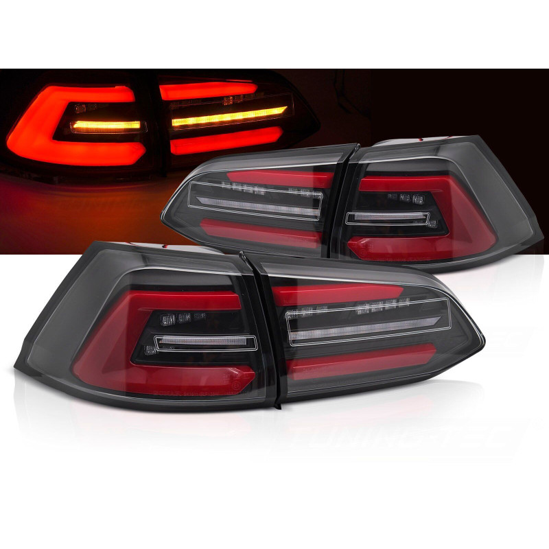 2x Feux arrières fumés à LED adaptable sur Vw Golf 7 Variant (12-17)