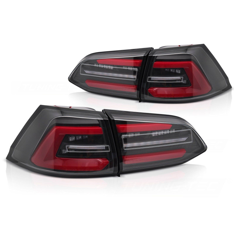 2x Feux arrières fumés à LED adaptable sur Vw Golf 7 Variant (17-20)