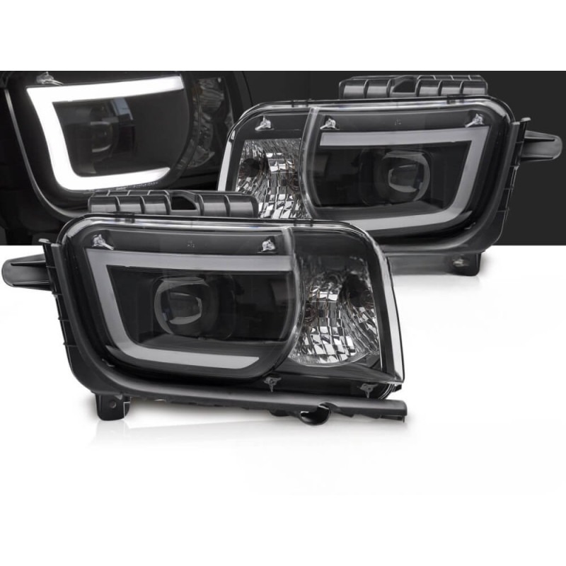 2x Phares avant noir Chevrolet Camaro (09-13)