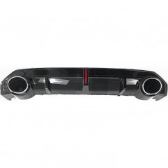 Diffuseur arrière + embouts d'échappement Audi A3 Sportback S-Line 20+