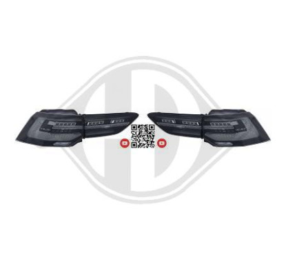 2x Feux arrières LED fumés Vw Golf 8 (19+)