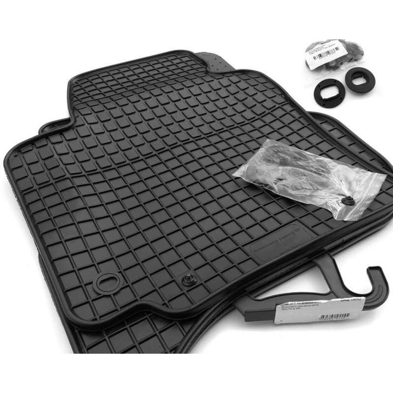 Set de 4 tapis caoutchouc Volkswagen Touran (03-15)