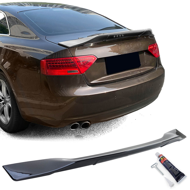 Becquet noir brillant Audi A5 Coupé / Cabriolet (07-16)