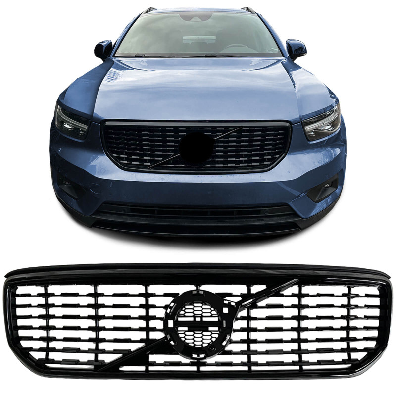 Grille de calandre noir Volvo XC40 (17-22) Look Sport