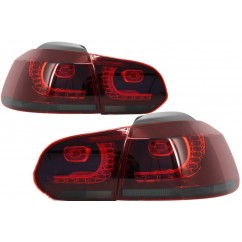 2x Feux a LED Golf VI GTI R Line fumee