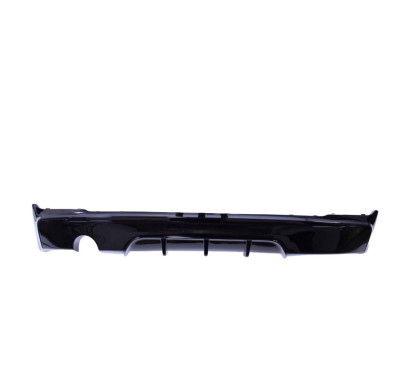 Diffuseur arrière noir brillant BMW Série 2 F22 F23 Look M Performance 13+ (sortie 1x gauche)