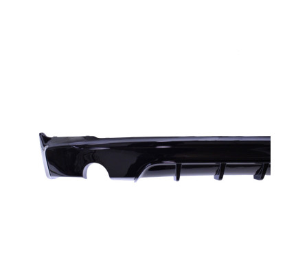 Diffuseur arrière noir brillant BMW Série 2 F22 F23 Look M Performance 13+ (sortie 1x gauche)