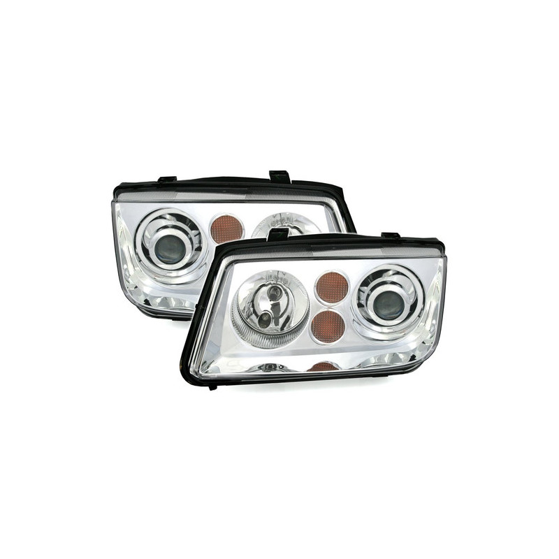 2x Phares avant chrome Vw Bora (98-05)