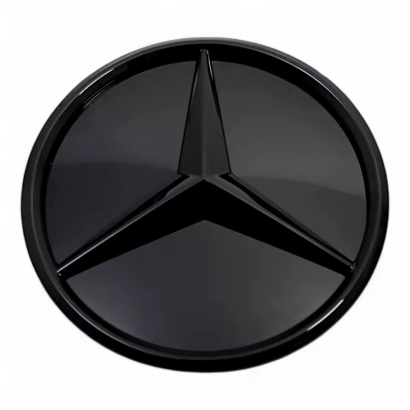 Etoile noir brillant Mercedes