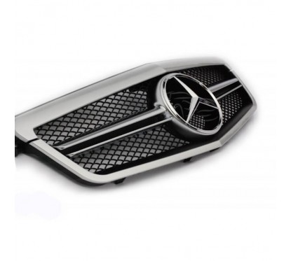 Calandre Mercedes Classe E W212 Amg Facelift 09-13 Silver/Chrome